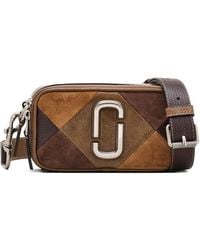 Marc Jacobs - The Snapshot Suede Patchwork Crossbody - Lyst