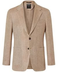ZEGNA - Patch-Pocket Blazer - Lyst