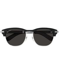 Cartier - Logo-Detail Sunglasses - Lyst