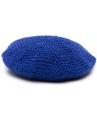 Maison Margiela - Chunky-knit Beret Hat - Lyst