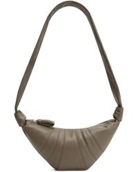 Lemaire - Small Croissant Knotted Panelled Shoulder Bag - Lyst