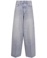 Haikure - Panelled Wide-Leg Jeans - Lyst