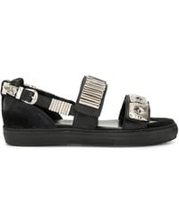Toga - Embellished Flat Sandals - Lyst