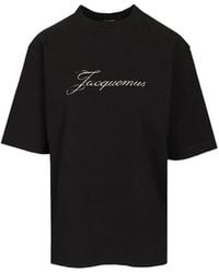 Jacquemus - Logo-Print Short-Sleeve T-Shirt - Lyst