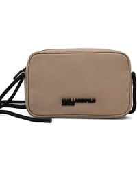 KARL LAGERFELD - Logo Plaque Belt Bag - Lyst