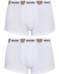 Moschino - Logo Bear-Detail Cotton Boxers (Pack Of Two) - Lyst