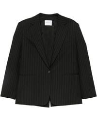ANDAMANE - Blazer À Fines Rayures - Lyst