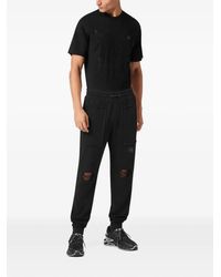 Philipp Plein - Destroyed Raw-Edge Track Pants - Lyst