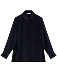 Max Mara - Silk Crepe De Chine Shirt - Lyst