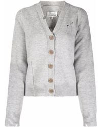 Maison Margiela - Distressed Button-Down Cardigan - Lyst
