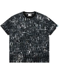 Aape By A Bathing Ape - Patterned Crewneck T-Shirt - Lyst