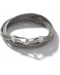 Femme Bijoux Bracelets Bracelet Classic Chain Manah orné de diamants John Hardy en coloris Métallisé 
