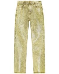 Ganni - Foil Flared Jeans - Lyst