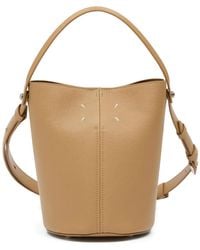 Maison Margiela - Dress-Age Leather Bucket Bag - Lyst