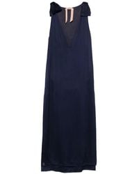 N°21 - Bow V-Neck Dress - Lyst
