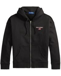Polo Ralph Lauren - Polo Sport Logo-Embroidered Hoodie - Lyst