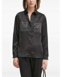 Guess - Hemd Mit Verzierter Tasche - Lyst