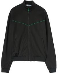 Off-White c/o Virgil Abloh - Logo-Embroidered Zip-Up Jacket - Lyst