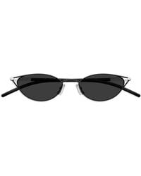 McQueen - Gafas De Sol Con Montura Oval - Lyst