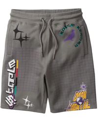Staple - Graphic-Print Track Shorts - Lyst
