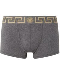 Versace - Boxer Con Bordo Greca - Lyst