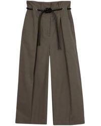 3.1 Phillip Lim - Cropped Broek Met Wijde Pijpen - Lyst