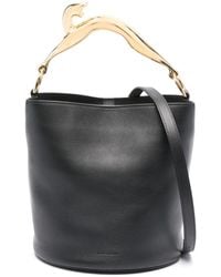 Lanvin - Pencil Cat Leather Bucket Bag - Lyst