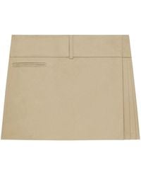 Courreges - ベルテッド プリーツスカート - Lyst