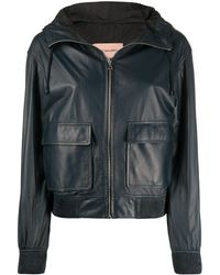 yves salomon leather jacket