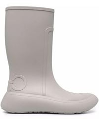 Ferragamo - Gancini-Detail Rain Boots - Lyst