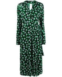 Diane von Furstenberg - Phoenix Reversible Wrap Midi Dress - Lyst