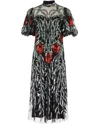 Temperley London - Midi-Jurk Verfraaid Met Pailletten - Lyst