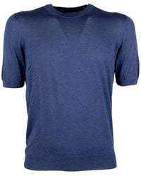 Tagliatore - Short-Sleeve Knitted T-Shirt - Lyst