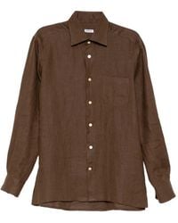 Kiton - Linen Patch-Pocket Shirt - Lyst