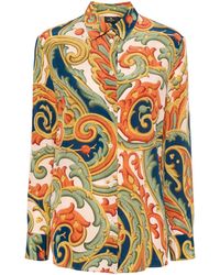 Etro - Multicolor Print Shirt - Lyst