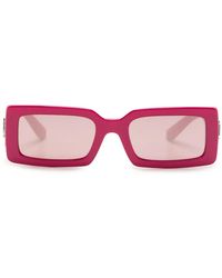 Dolce & Gabbana - Rectangle-Frame Tinted Sunglasses - Lyst