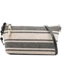 Furla - Striped Shoulder Bag - Lyst