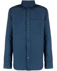 Tom Ford - Button-down Collar Cotton-blend Shirt - Lyst