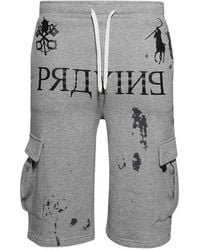 PRAYING - Cargo Logo Shorts - Lyst