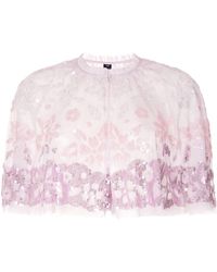 Needle & Thread Cape Verfraaid Met Pailletten - Roze