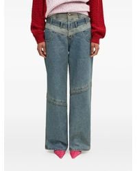 ANDERSSON BELL - Apa740M Layered Panelled Pocket Wide Jeans - Lyst