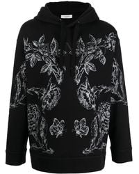 Valentino Garavani - Floral Print Hoodie - Lyst