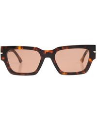 Victoria Beckham - Tortoise Geometric Sunglasses - Lyst