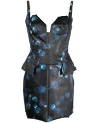 Coperni - Abito Holographic Corto A Fiori - Lyst
