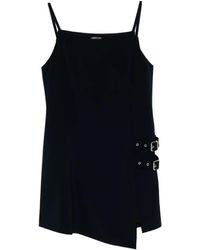 we11done - Logo-Plaque Dress - Lyst
