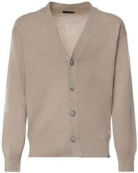 Fay - Button-Up V-Neck Cardigan - Lyst