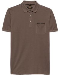 Moorer - Piqué Polo Shirt - Lyst