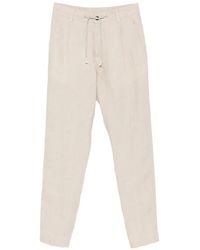 Eleventy - Drawstring Pleated Trousers - Lyst