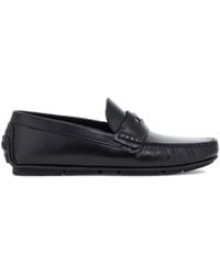 Roberto Cavalli - Logo-Plaque Loafers - Lyst