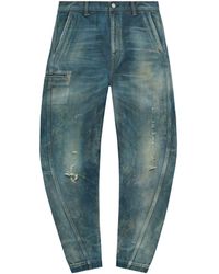 John Elliott - Sendai Distressed Tapered Jeans - Lyst